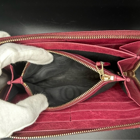 🔥 Authentic Balenciaga Continental Wallet 2015 Motocross Giant 12 - Picture 7 of 11